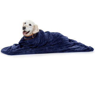 Dog Drying Bag - French Navy