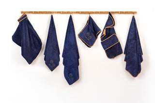 Dog Drying Bag - French Navy