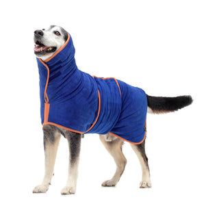 Dog Drying Coat - Royal Blue