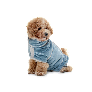 Dog Drying Coat - Petrol Blue