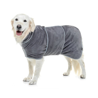 Dog Drying Coat - Grey