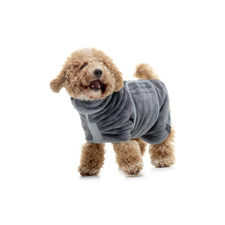 Dog Drying Coat - Grey