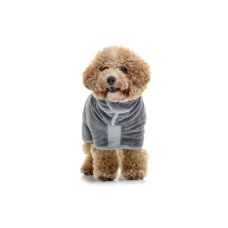 Dog Drying Coat - Grey