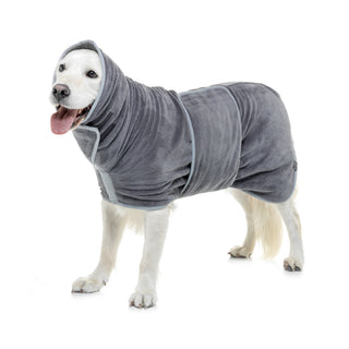 Dog Drying Coat - Grey