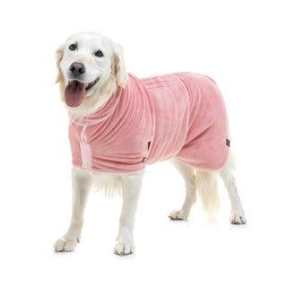 Dog Drying Coat - Dusty Pink