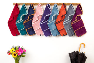 Dog Drying Coat - Plum
