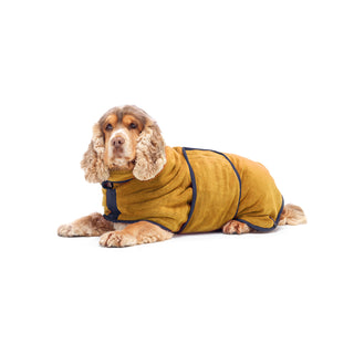 Dog Drying Coat - Ochre