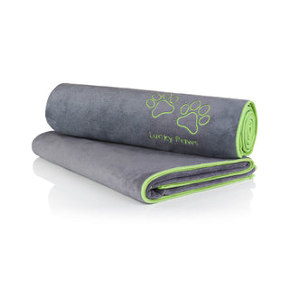 Original Dog Towel - Grey / Green