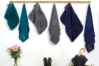 Luxurious Dog Towel - French Navy