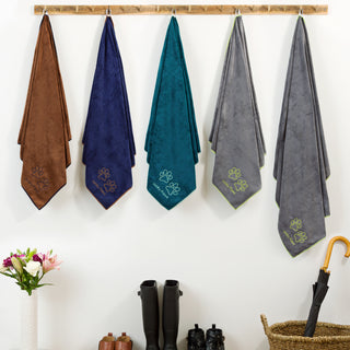 Original Dog Towel - Grey / Green
