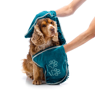 Noodle Dog Towel Teal