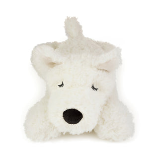 Puppy Heartbeat Comforter - Snowy