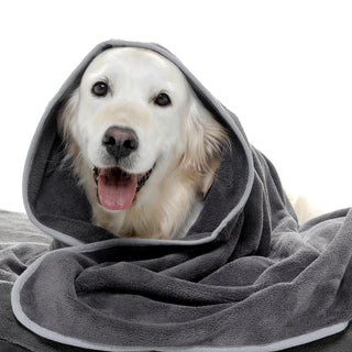 Luxurious Dog Towel - Grey
