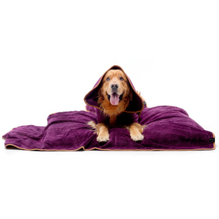 Luxurious Dog Towel - Plum