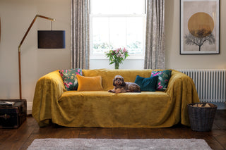 Waterproof Sofa Throw - Ochre
